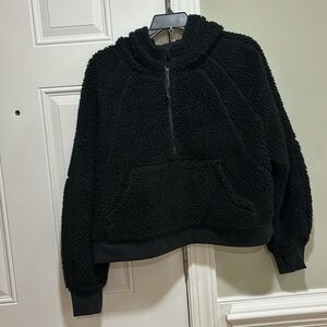 XL/XXL Lululemon Scuba Oversized Half-Zip Cropped Fleece Hoodie